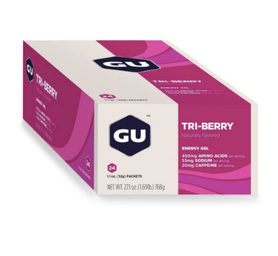 Gu Energy Gel Box of 24 Tri Berry